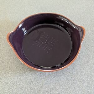 World Market Small Purple Glazed Ceramic Baking Dish Made in Portugal
